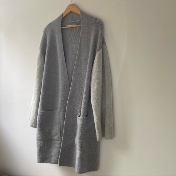 Oak and Fort Color Block Long Cardigan - Picture 1 of 5